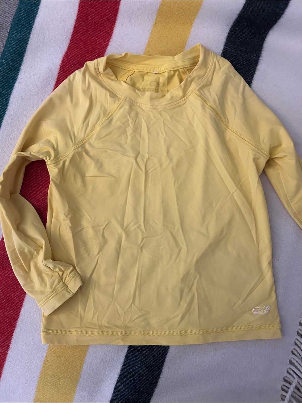 Vineyard Vines Kids Long Sleeve Rashguard Yellow